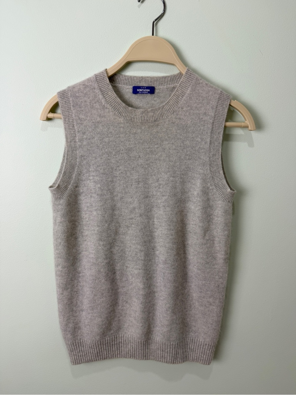J Crew Santousa 100% Cashmere Sweater Vest